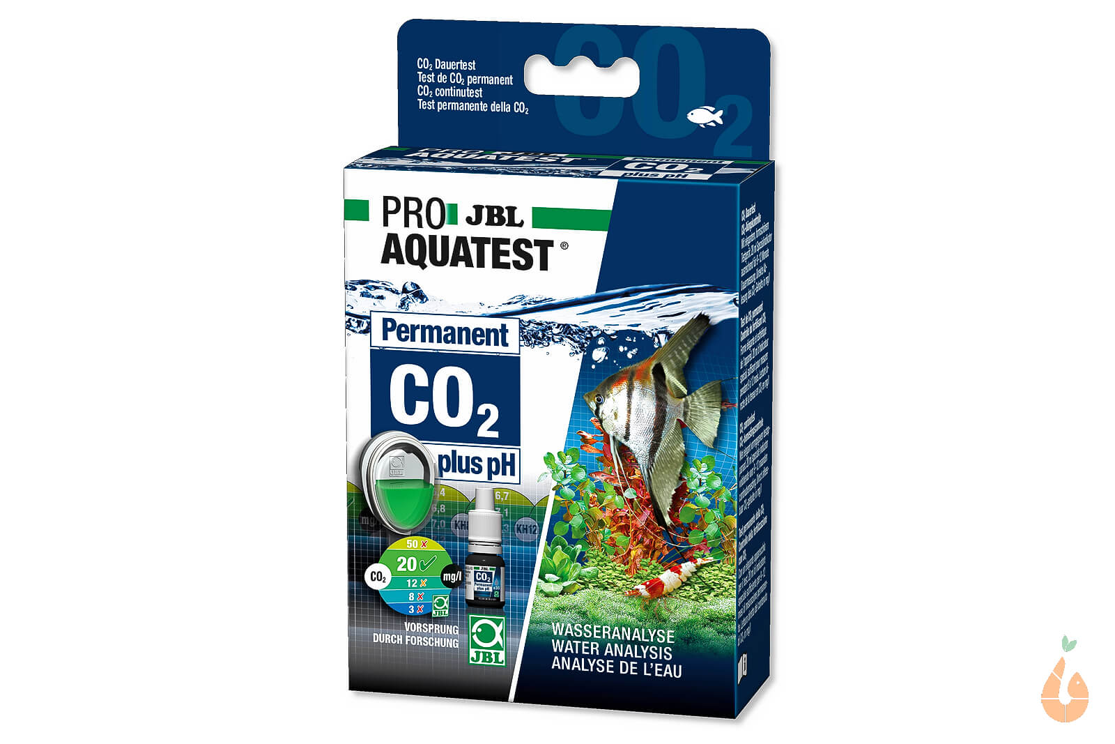 JBL PROAQUATEST CO2-pH Permanent Test | Aquarium CO2 + pH Dauertest