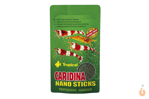 Tropical Garnelen Nano Sticks / Mini Futtersticks | Hauptfutter für Wirbellose